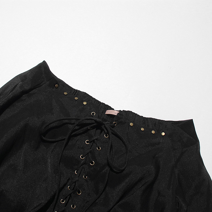 SUPER WHOLESALE | Lace Up Mini Dress