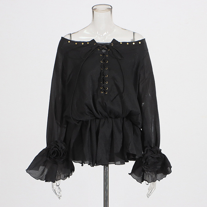 SUPER WHOLESALE | Lace Up Mini Dress