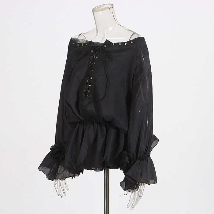 SUPER WHOLESALE | Lace Up Mini Dress