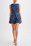 SUPER WHOLESALE | Denim Shorts Set