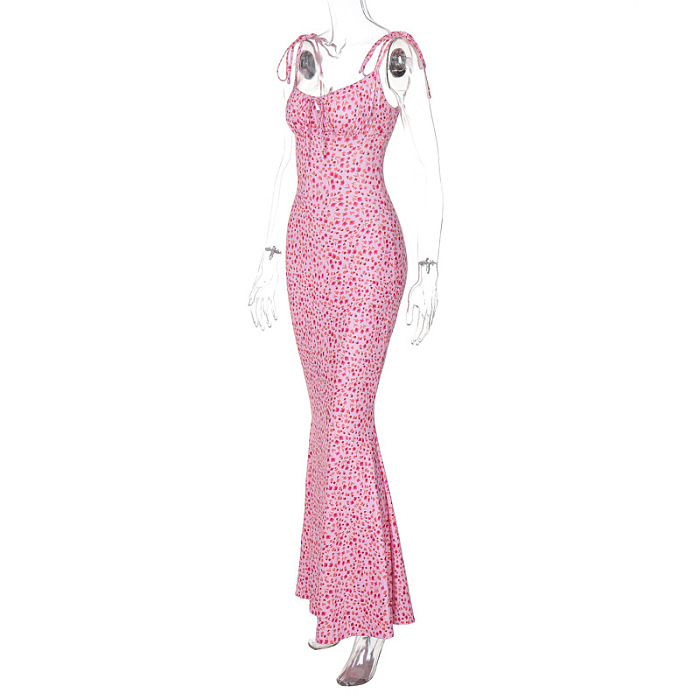 SUPER WHOLESALE | Spaghetti Printed Dress