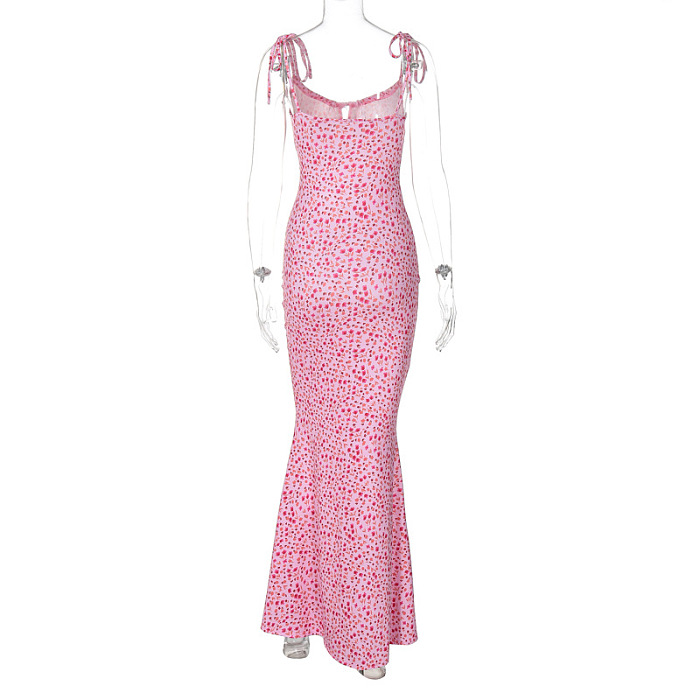 SUPER WHOLESALE | Spaghetti Printed Dress