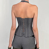 SUPER WHOLESALE | Halter Shorts Set