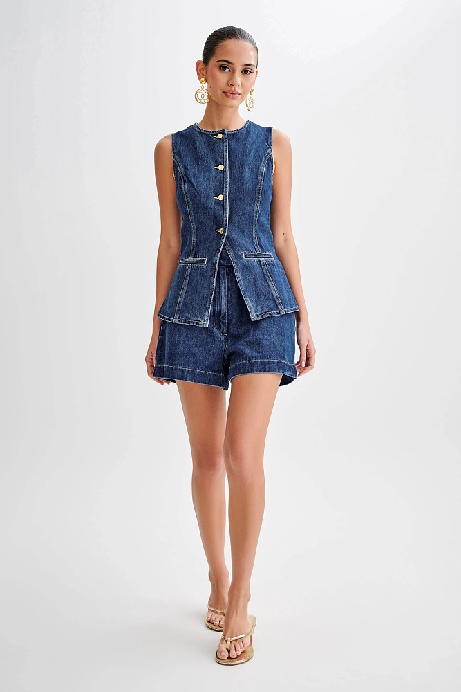 SUPER WHOLESALE | Denim Shorts Set