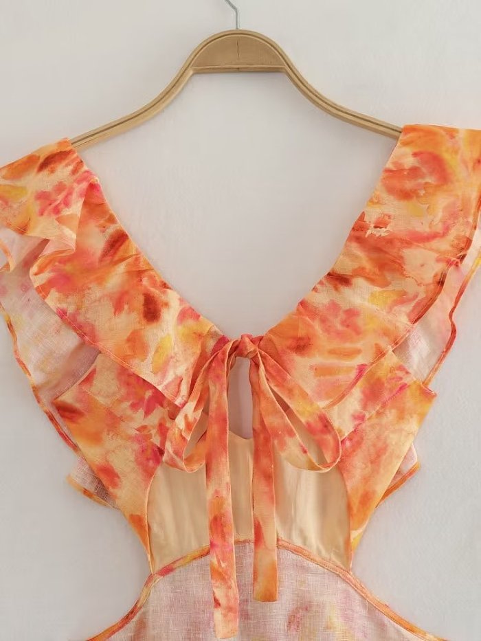 SUPER WHOLESALE | Open-back Off-shoulder Dress