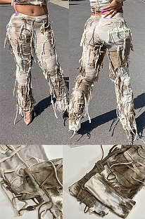 SUPER WHOLESALE |  Fringe Cargo Pants