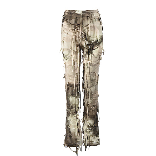 SUPER WHOLESALE |  Fringe Cargo Pants