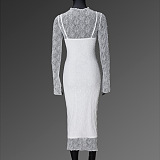 SUPER WHOLESALE |  See-through Long Dress