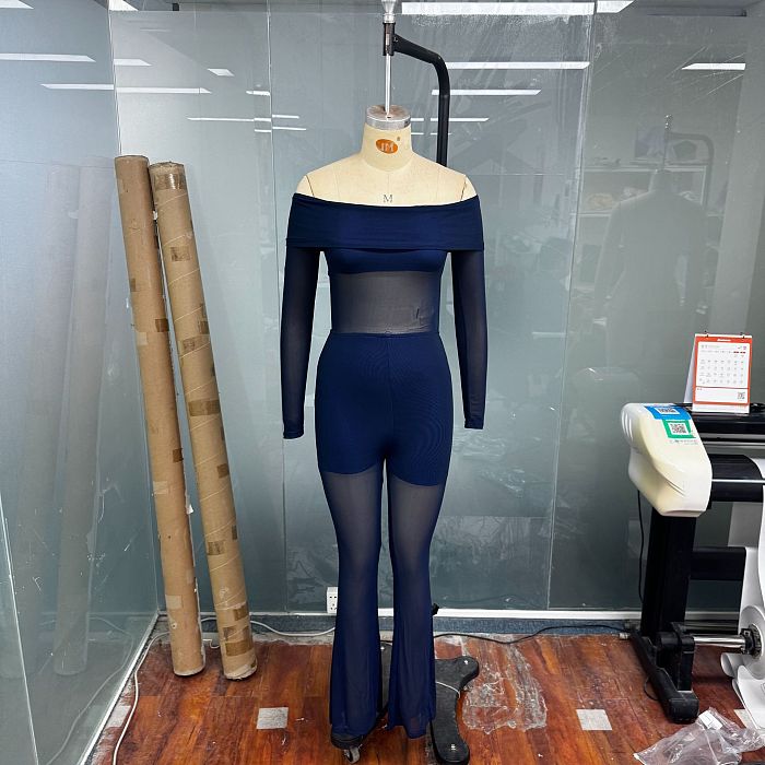 SUPER WHOLESALE |  See-through Jumpsuit