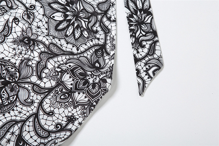 SUPER WHOLESALE |  Printed Open-back Jumpsuit