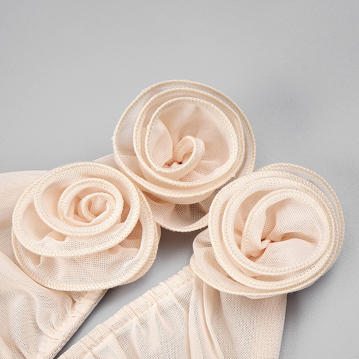Strapless Jumpsuit in Apricot