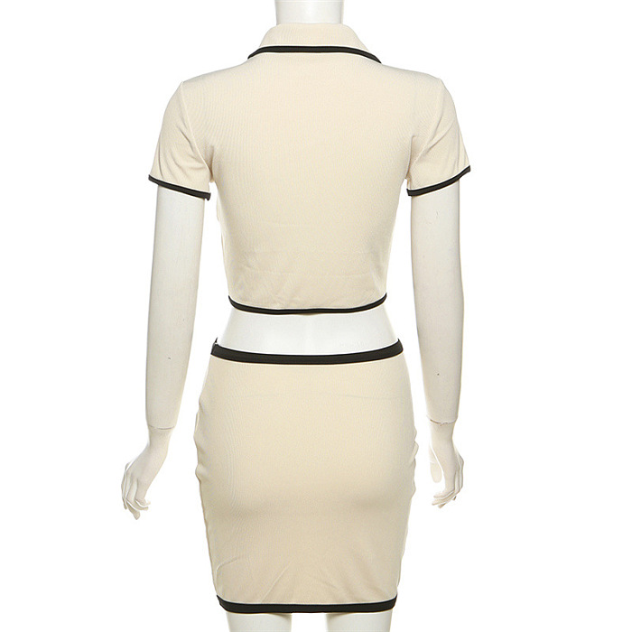 SUPER WHOLESALE |  Turtle Neck Skirt Set