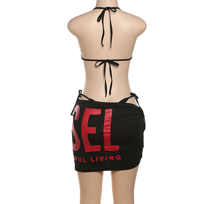 SUPER WHOLESALE | Printed Bra Skirt Set