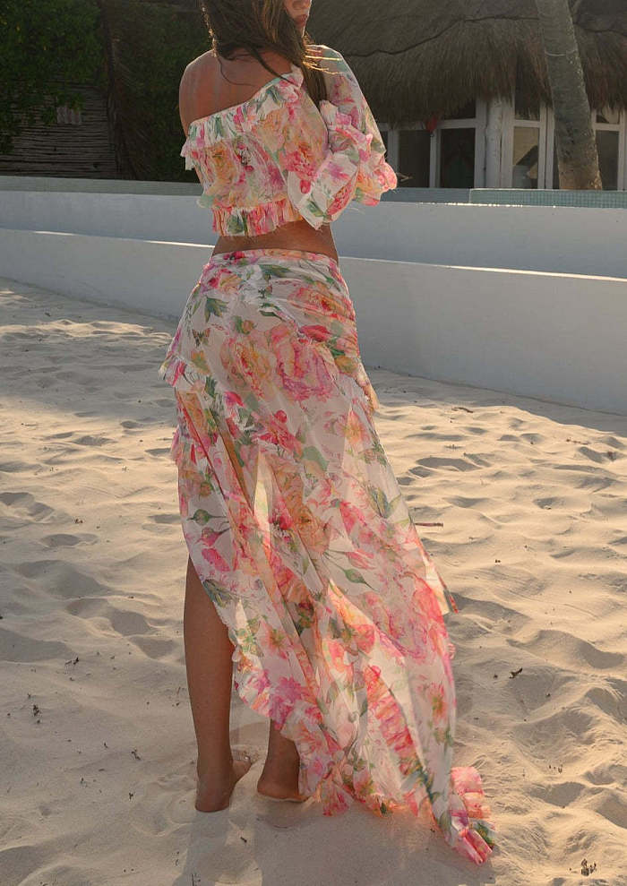 SUPER WHOLESALE | Printed Skirt Set