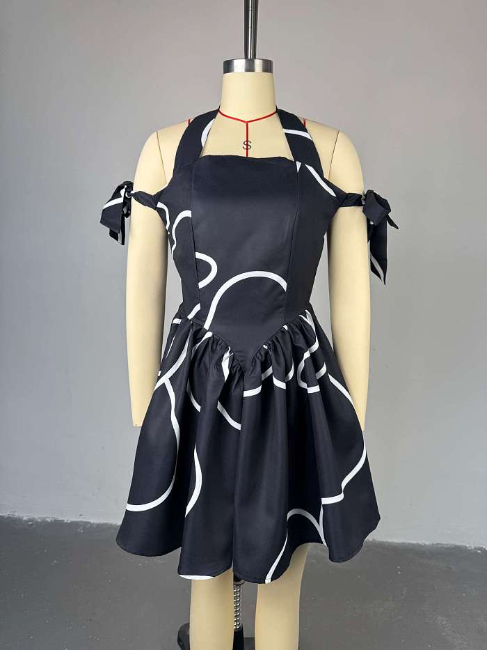 SUPER WHOLESALE | Halter Strapless Mini Dress