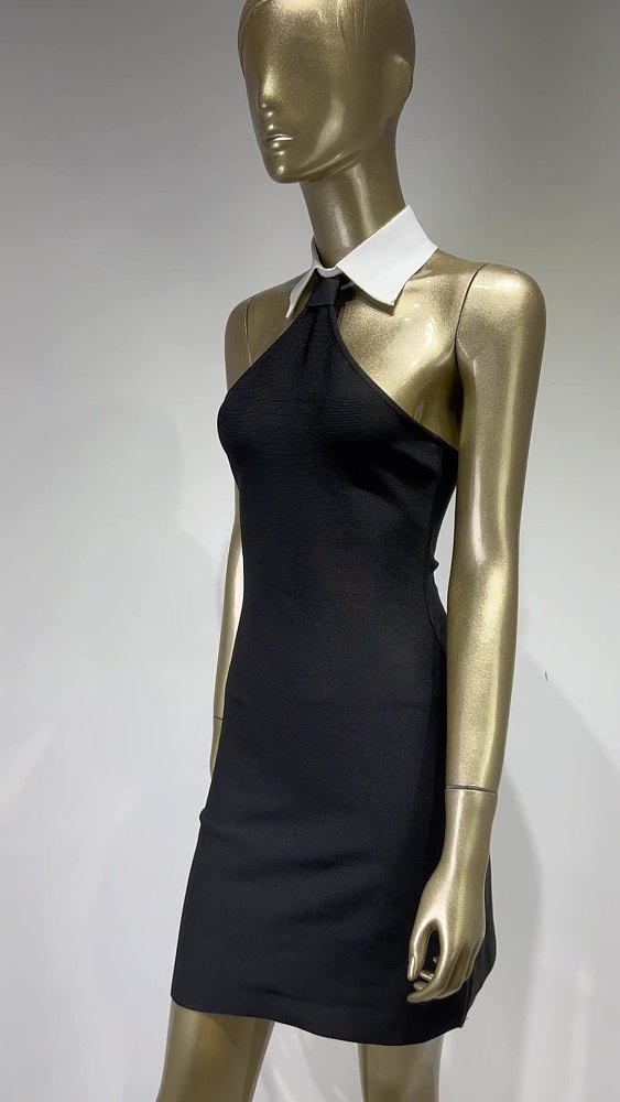 SUPER WHOLESALE | Halter Strapless Mini Dress