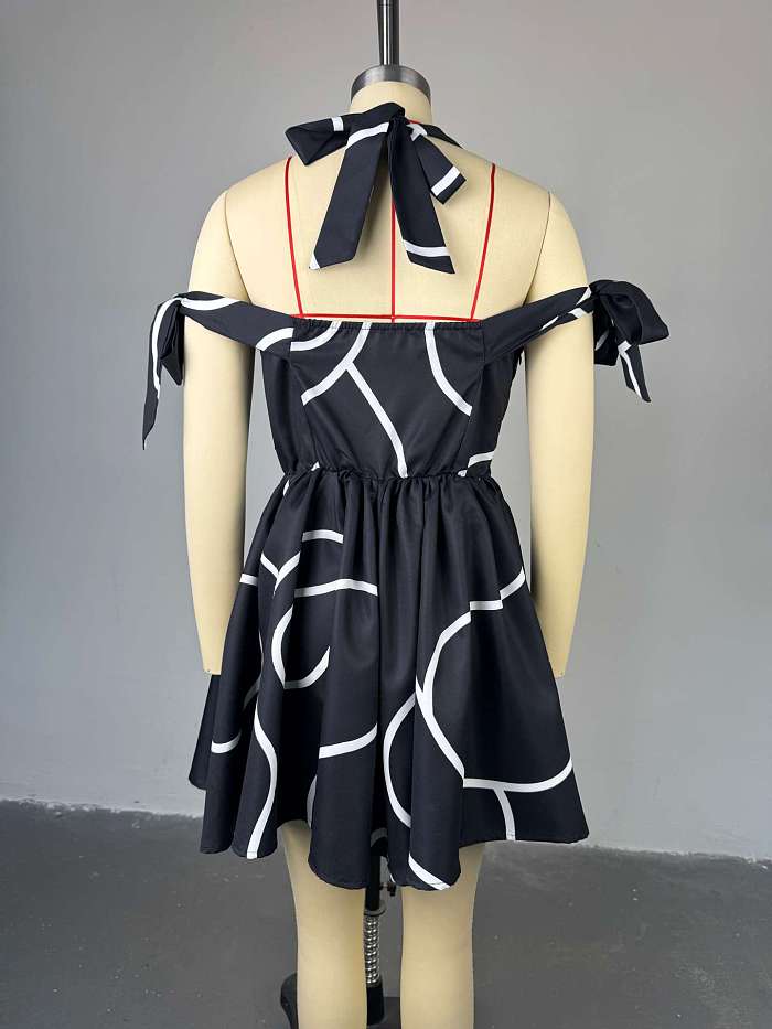 SUPER WHOLESALE | Halter Strapless Mini Dress