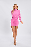 SUPER WHOLESALE | Stretch High Neck Mini Dress