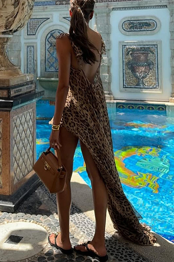 SUPER WHOLESALE | Leopard Skirt Set