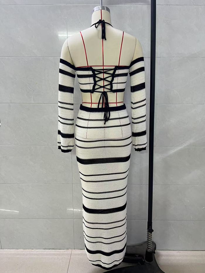 SUPER WHOLESALE | Knitted Skirt Set