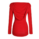 SUPER WHOLESALE | Ruffles Mini Dress with Square Neck