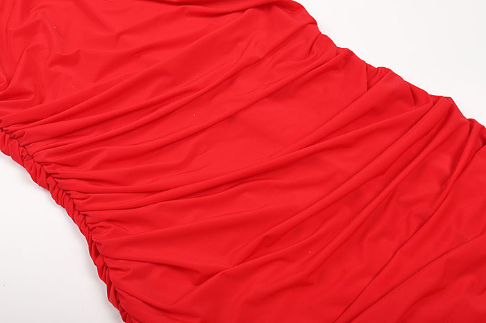 SUPER WHOLESALE | Ruffles Mini Dress with Square Neck