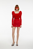 SUPER WHOLESALE | Ruffles Mini Dress with Square Neck