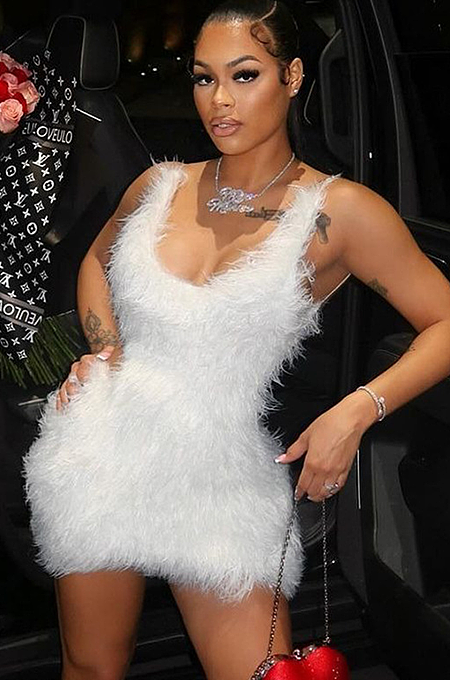 SUPER WHOLESALE | Fur Mini Dress