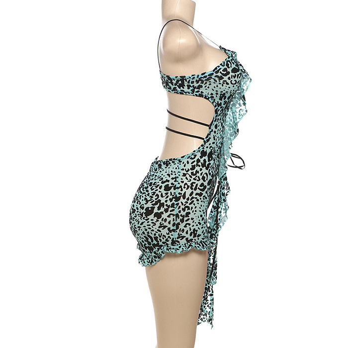 SUPER WHOLESALE | Leopard Stretch Romper