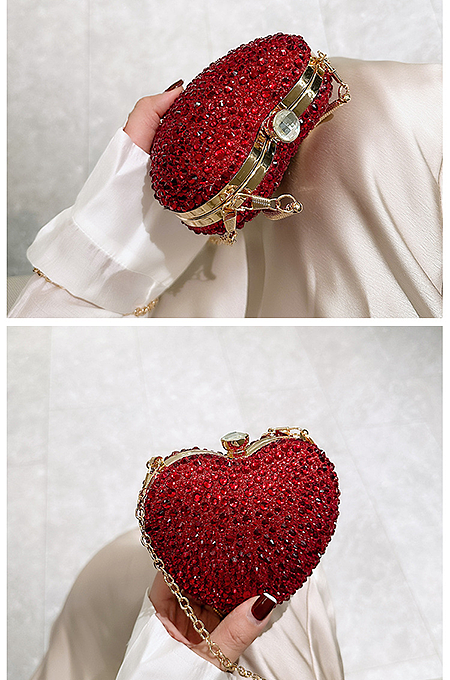 SUPER WHOLESALE | Heart Beaded Purse