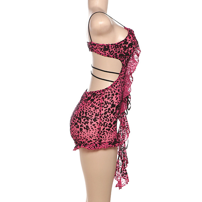 SUPER WHOLESALE | Leopard Stretch Romper