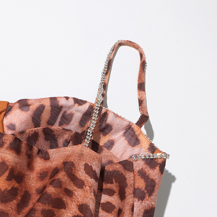 SUPER WHOLESALE | Leopard Print Midi Dress