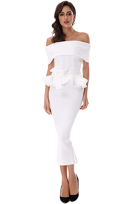 SUPER WHOLESALE | Strapless Slim-fit Long Dress