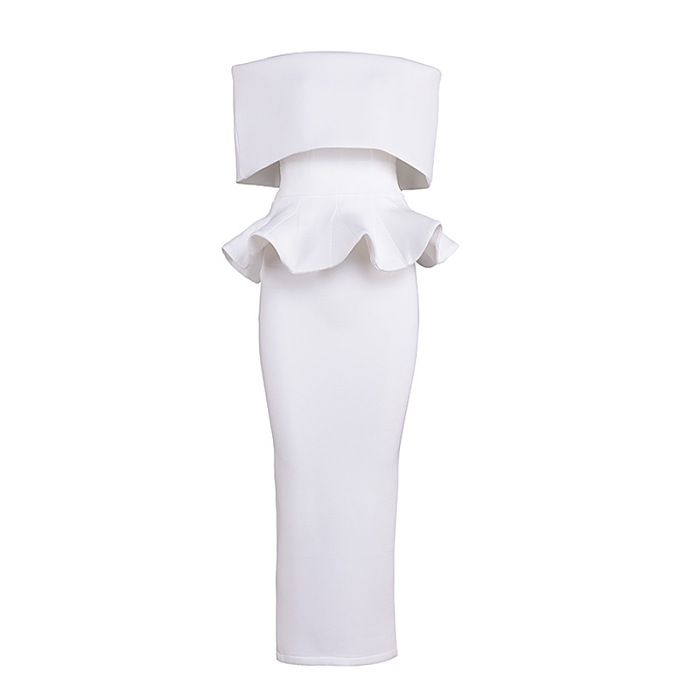SUPER WHOLESALE | Strapless Slim-fit Long Dress