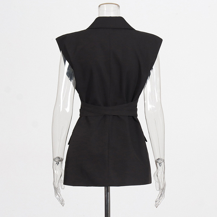 SUPER WHOLESALE | Off-shoulder Blazer Top