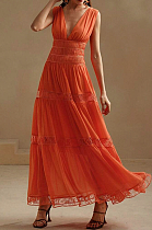 SUPER WHOLESALE | Off-shoulder Lace Beach Dress