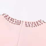 SUPER WHOLESALE | Beaded Front Bows Long Dress