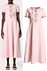 SUPER WHOLESALE | Beaded Front Bows Long Dress