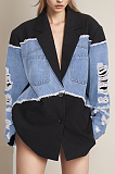 SUPER WHOLESALE | Patchwork Denim Blazer