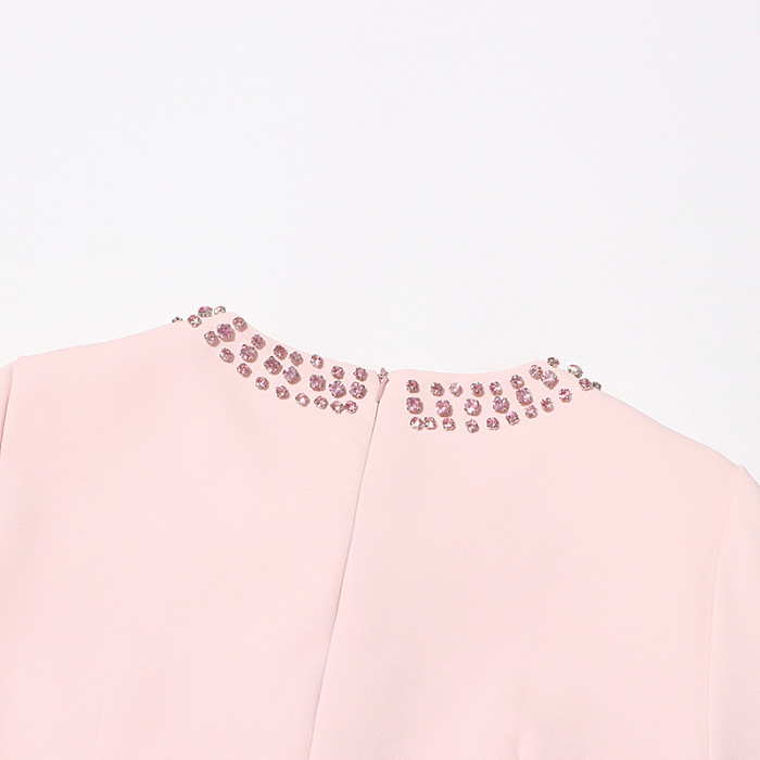 SUPER WHOLESALE | Beaded Front Bows Long Dress