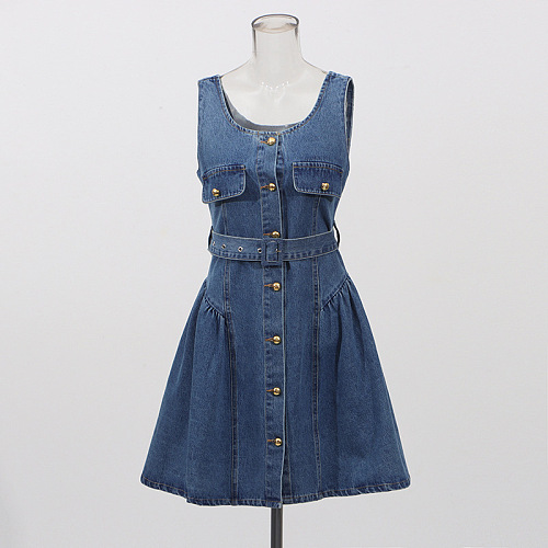 SUPER WHOLESALE | Denim Tank Dress