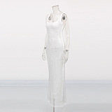 SUPER WHOLESALE | Mesh Sequins Tank Long Dress