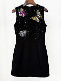 SUPER WHOLESALE |  Off-shoulder Sequins Slim-fit Midi Dress