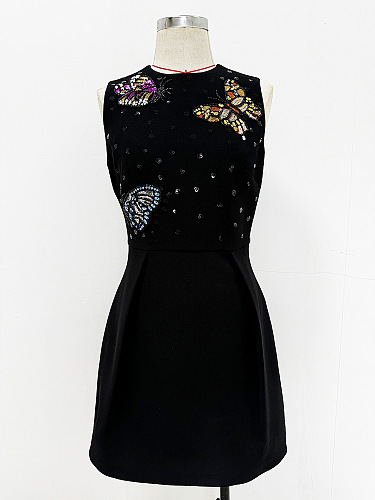 SUPER WHOLESALE |  Off-shoulder Sequins Slim-fit Midi Dress
