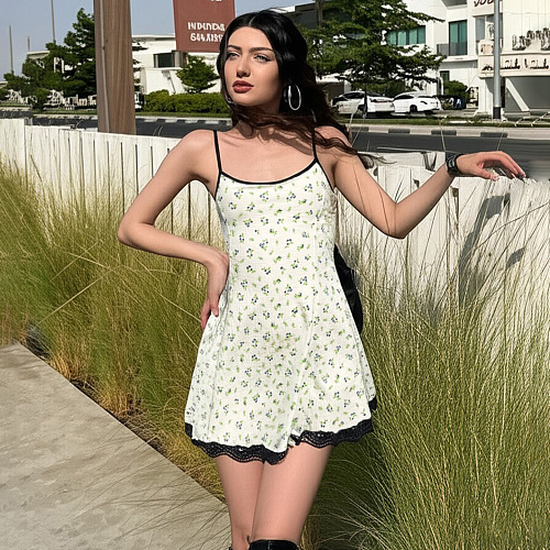 SUPER WHOLESALE |  Spaghetti Mini Dress