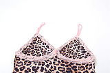 SUPER WHOLESALE |  Triangle Cami & Boy Shorts (Leopard)