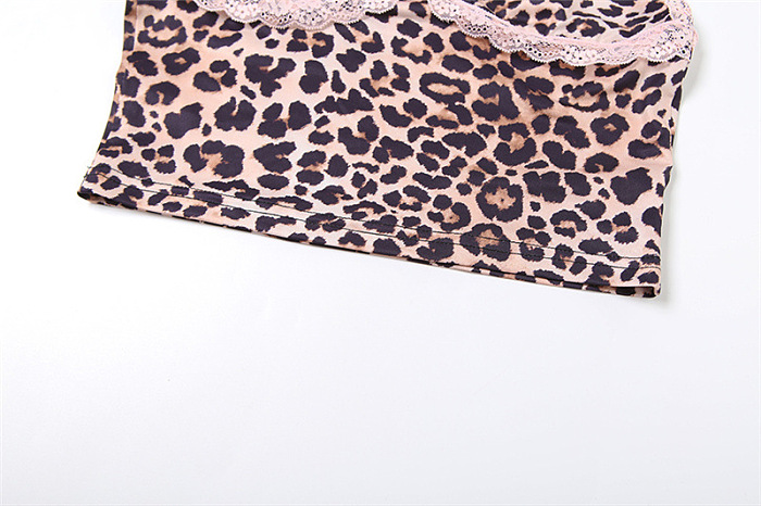 SUPER WHOLESALE |  Triangle Cami & Boy Shorts (Leopard)