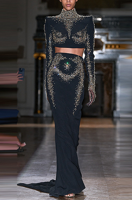 SUPER WHOLESALE |  Sequins Skirt Bottom with Long Sleeve Top