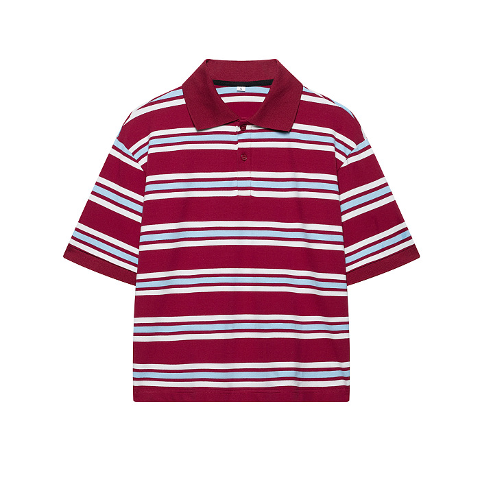 SUPER WHOLESALE |  Shirt Collar Tee Top