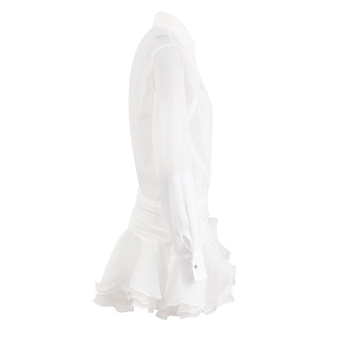SUPER WHOLESALE | Ruffles Shirt Dress